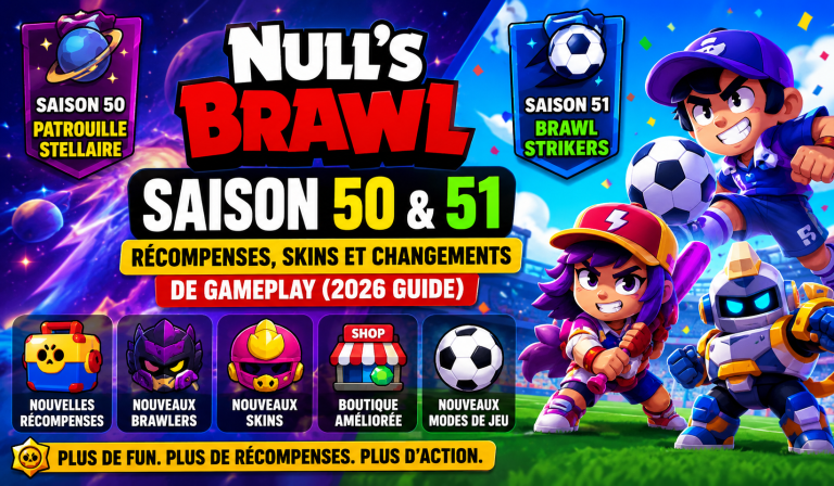Saisons 50 et 51 de Null&rsquo;s Brawl: Récompenses et skins 2026